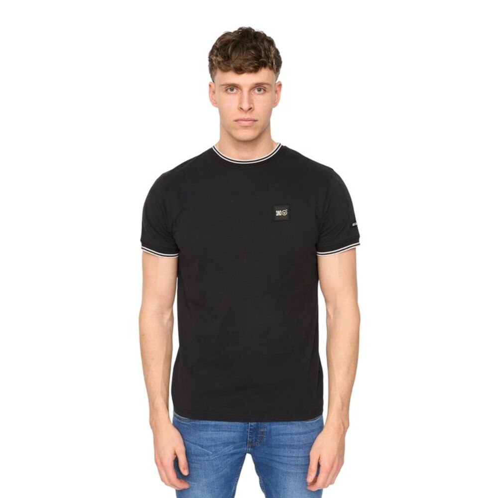 Duck and Cover Mens Wrentham Cotton T-Shirt / Black